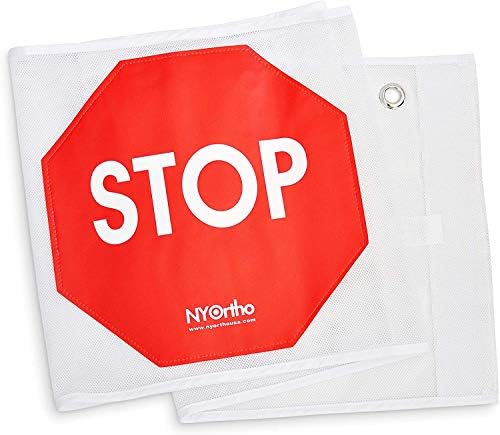 Nyortho Door Door Stop Banner Banner | רצועת סימנים לעצור | גודל: 40 w